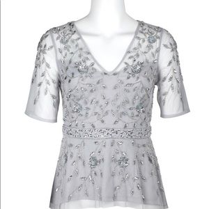 Adrianna papell studded blouse